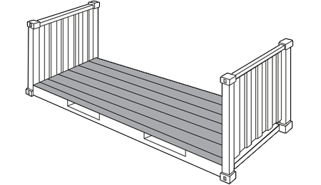 Conteneur Flat 20' - 40'