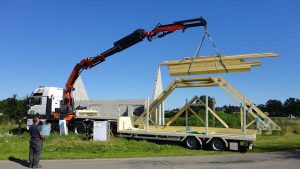 camion-grue-charpente