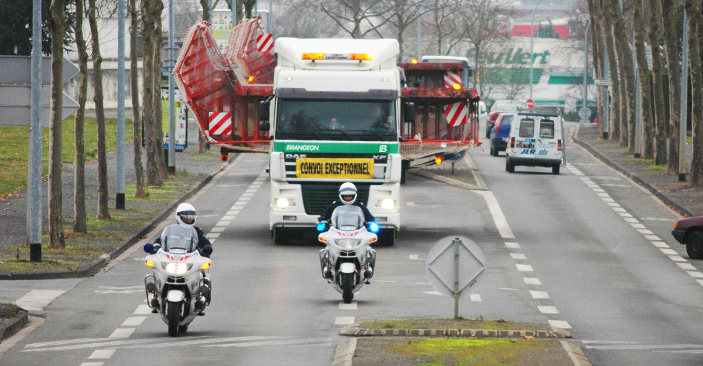 Transport de convois exceptionnels Groupe Brangeon