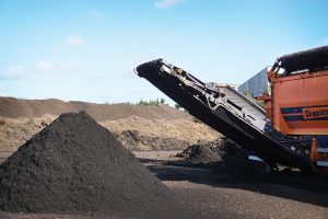 Crible tri et valorisation compost déchets organiques