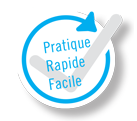 logo pratique rapide facile