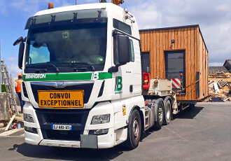camion convoi exceptionnel Groupe Brangeon