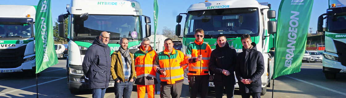 Actualité Brangeon lancement camions hybride électrique