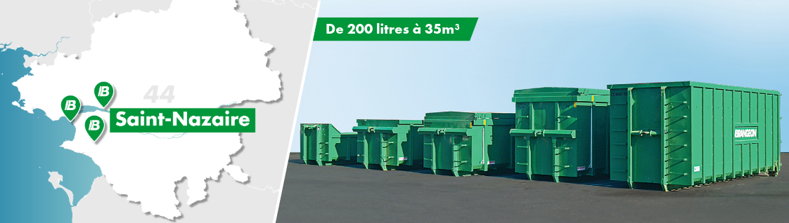 Bandeau location bennes saint nazaire Brangeon